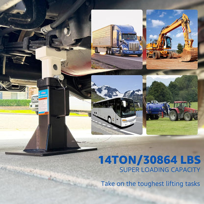 Heavy Duty Truck Support Stands, Adjustable Height-Toppalletfly