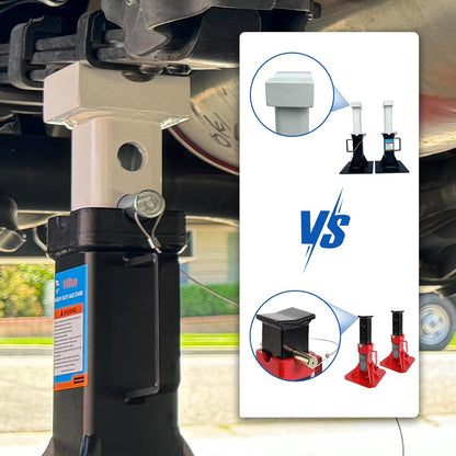 Heavy Duty Truck Support Stands, Adjustable Height-Toppalletfly