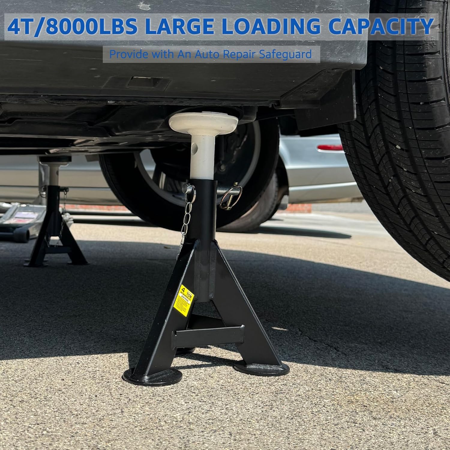 Heavy Duty Truck Support Stands, Adjustable Height-Toppalletfly