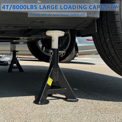 Heavy Duty Truck Support Stands, Adjustable Height-Toppalletfly