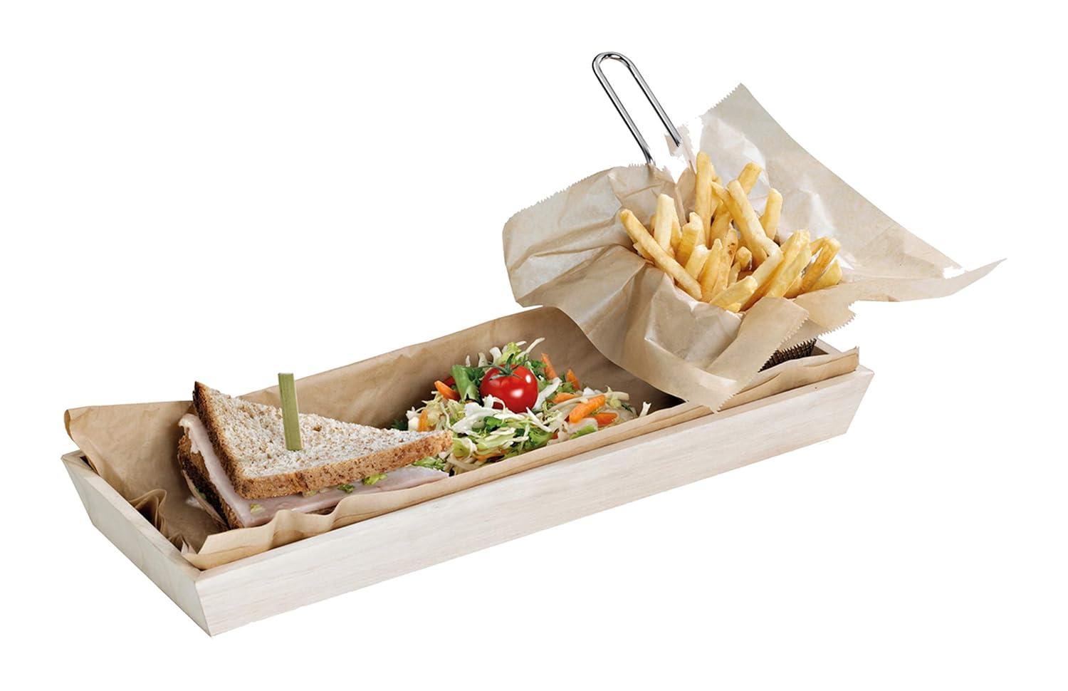 Heavy Duty Wooden Tray, Biodegradable Serving Wood Table Trays for Snacks-Toppalletfly