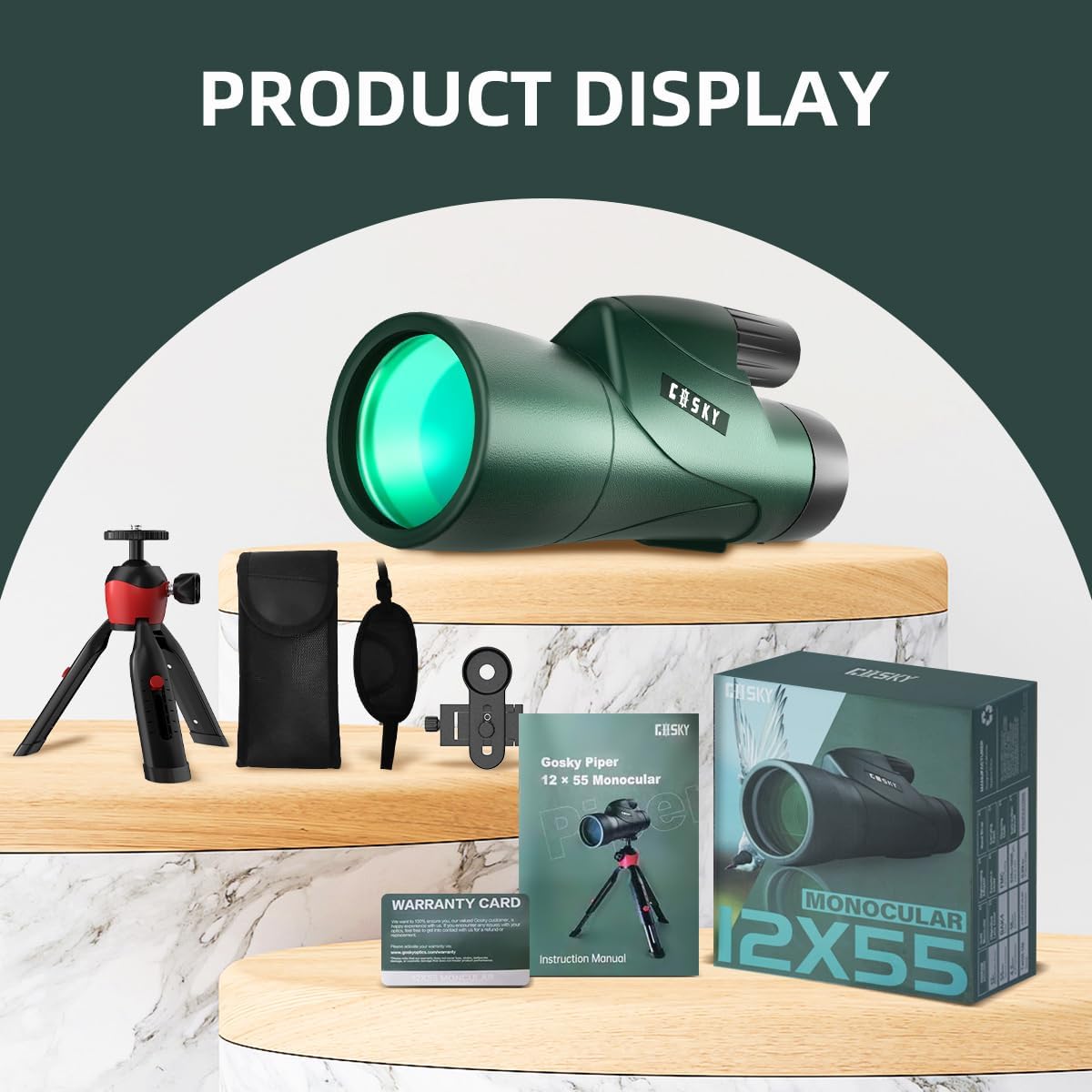 High Definition Monocular Telescope and Quick Smartphone Holder-Toppalletfly