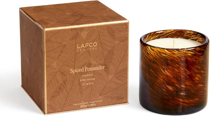 Holiday Candle, 15.5 oz - 90-Hour Burn Time - Reusable, Hand Blown Glass Vessel - Made in The USA-Toppalletfly