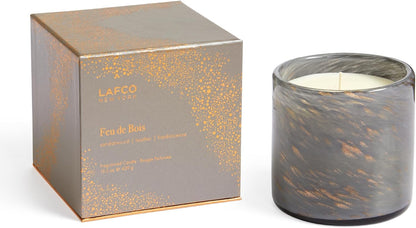Holiday Candle, 15.5 oz - 90-Hour Burn Time - Reusable, Hand Blown Glass Vessel - Made in The USA-Toppalletfly