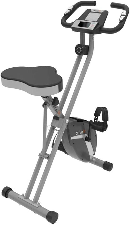 Indoor Cycling Bike Folding Magnetic Upright Exercise Bike-Toppalletfly