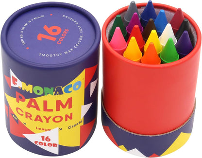 Jumbo Crayons for Toddlers, Non Toxic Easy to Hold Large Crayons for Kids, Safe for Babies and Children-Toppalletfly