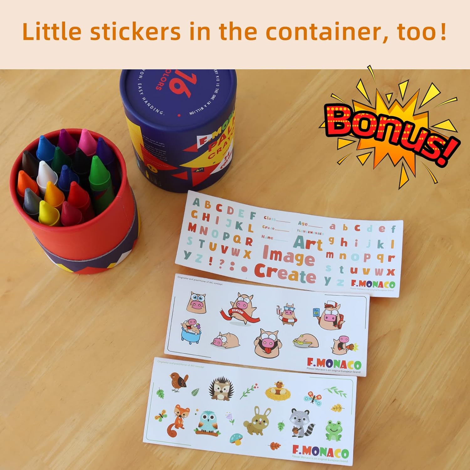 Jumbo Crayons for Toddlers, Non Toxic Easy to Hold Large Crayons for Kids, Safe for Babies and Children-Toppalletfly
