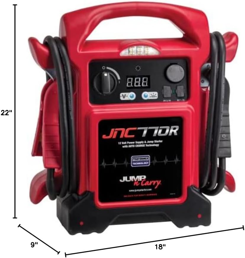 Jump-N-Carry 1700 Peak Amp Premium 12 Volt Jump Starter-Toppalletfly
