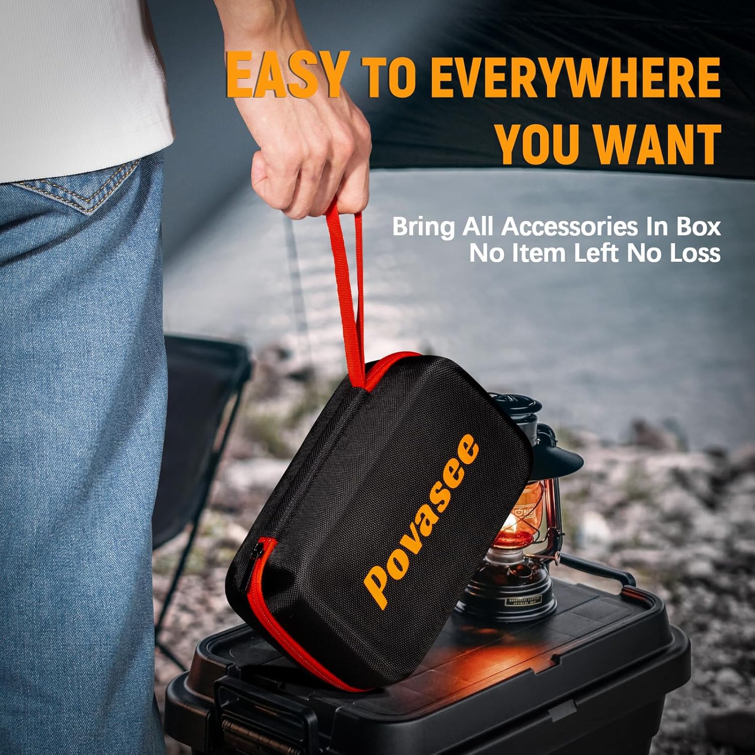 Jump Starter 5000A with Air Compressor & 150PSI Tire Inflator, 12V Battery Jump Box, LCD Display, Flashlight, Storage Case, Up to 9L Gas or 8L Diesel-Toppalletfly