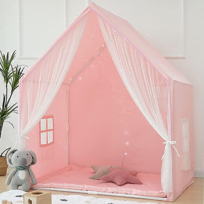 Kids Play Tent - Large Indoor Castle Playhouse for Girls and Boys-Toppalletfly