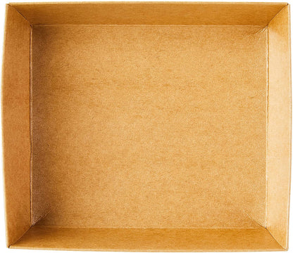 Large Paper Sushi Container, Tetra Sushi Box - Kraft Brown - 5" x 4 1/2" x 1 1/2" - 100ct Box - Toppalletfly