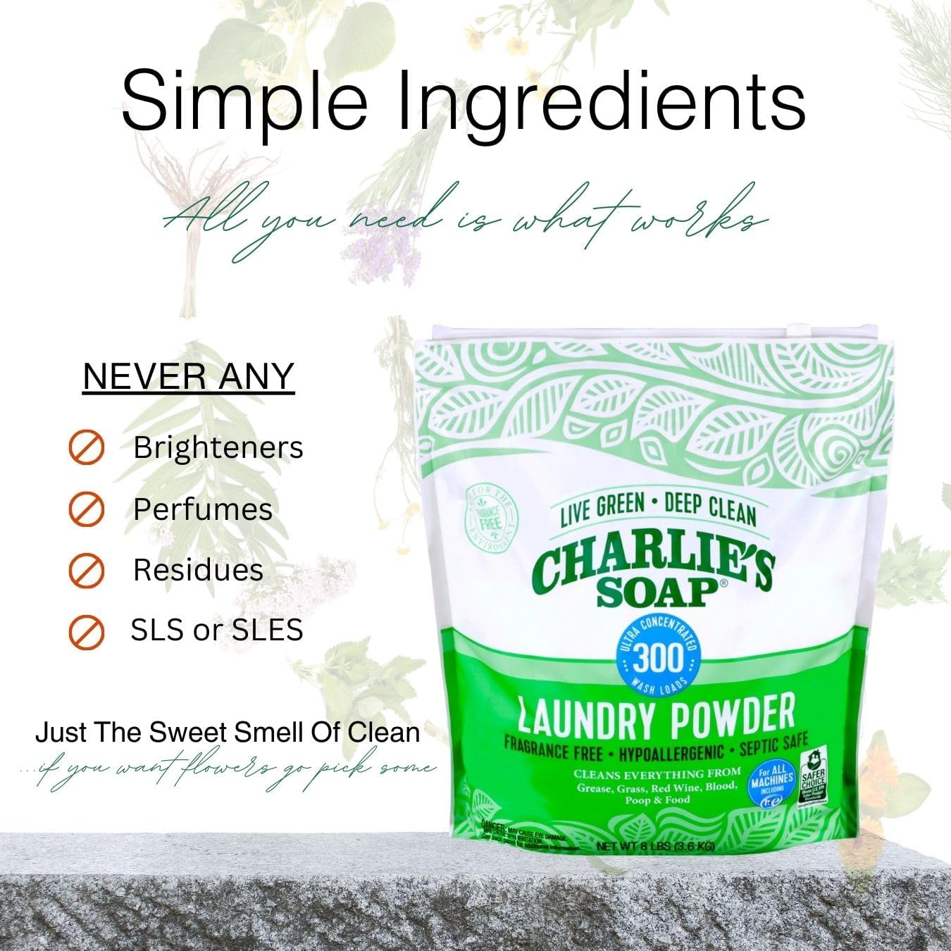 Laundry Powder, Hypoallergenic Deep Cleaning Washing Powder Detergent, Eco-Friendly, Safe, and Effective-Toppalletfly