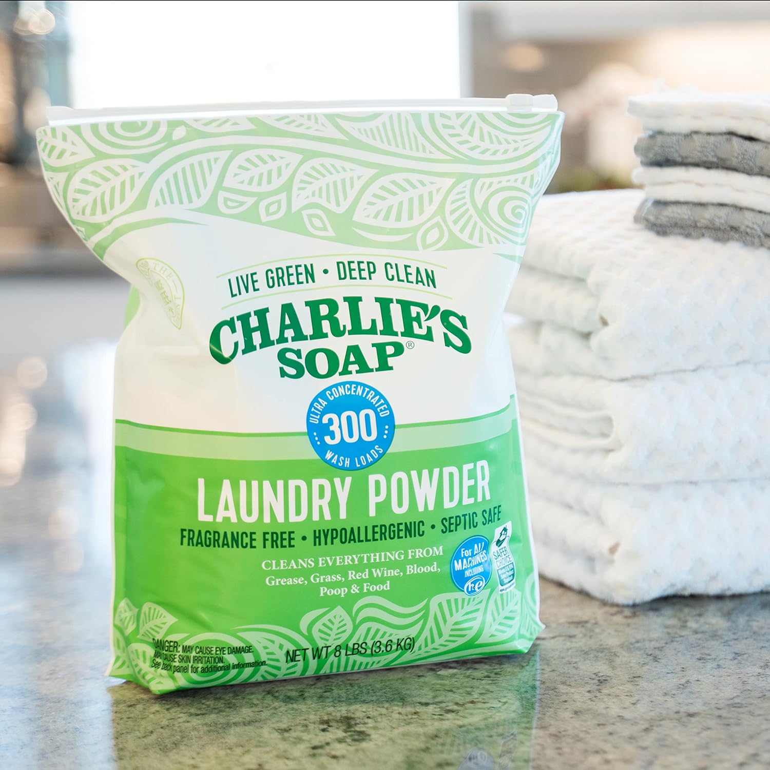 Laundry Powder, Hypoallergenic Deep Cleaning Washing Powder Detergent, Eco-Friendly, Safe, and Effective-Toppalletfly