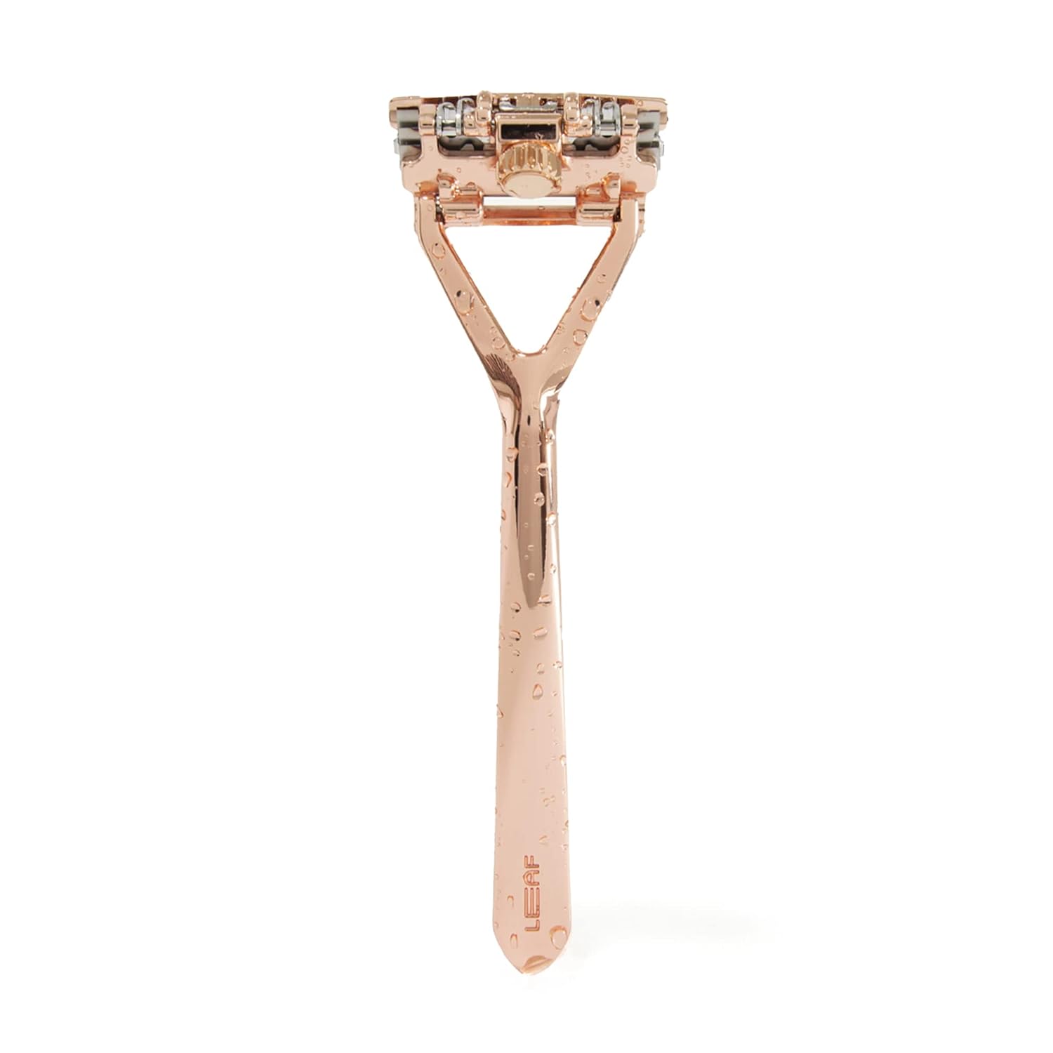 Leaf Razor, Eco - Friendly Razor for Women & Men, Multi - Blade, Pivoting Head Razor with Stainless Steel Blades - Toppalletfly
