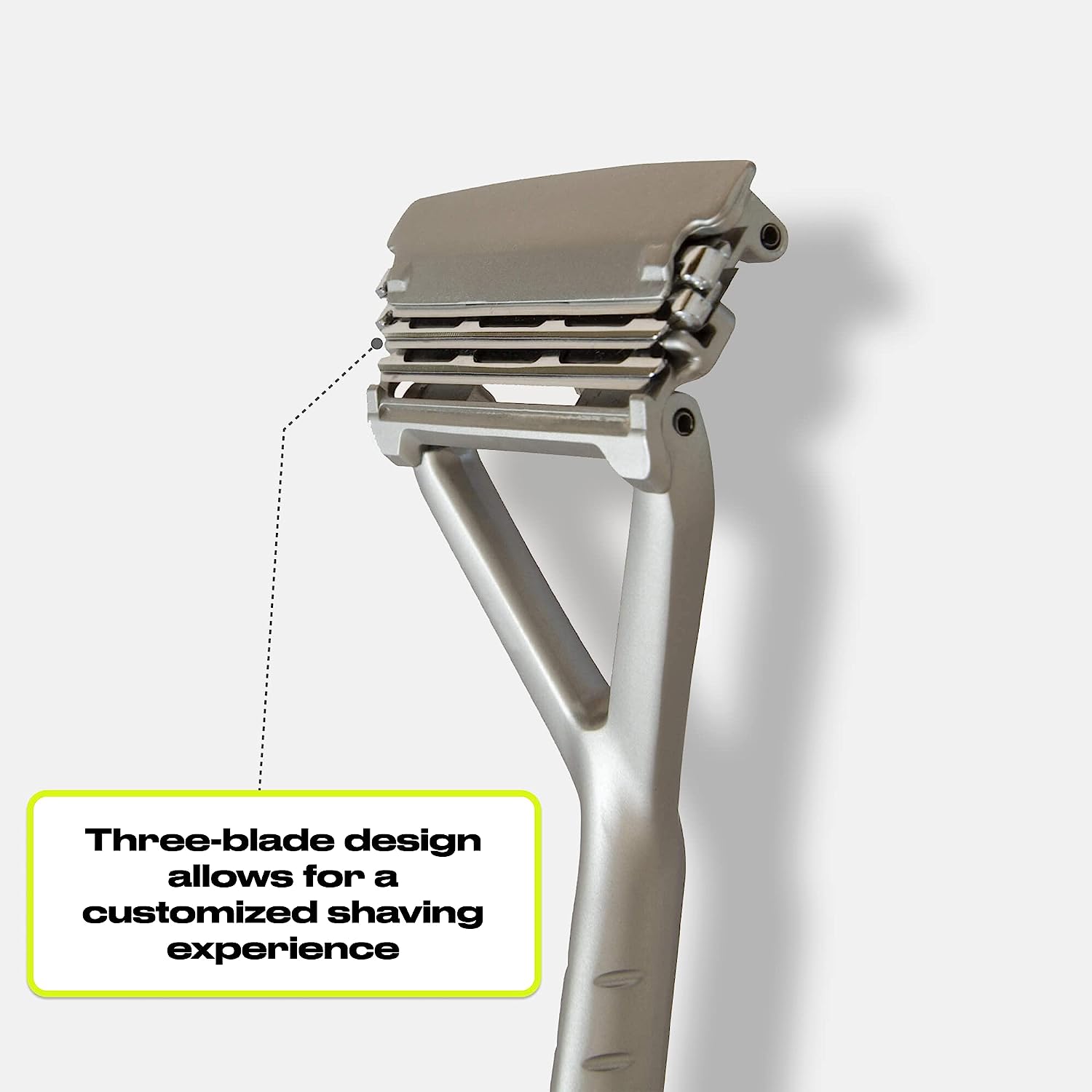 Leaf Razor, Eco - Friendly Razor for Women & Men, Multi - Blade, Pivoting Head Razor with Stainless Steel Blades - Toppalletfly
