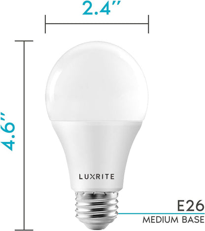 LED Light Bulbs 100 Watt Equivalent Dimmable, 4000K Cool White, 1600 Lumens, 24 Count-Toppalletfly