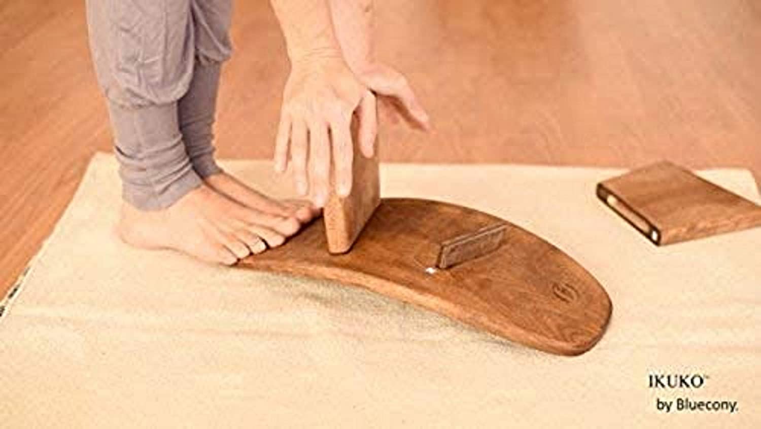 Meditation Bench, Portable Hand Made Wooden Seat-Toppalletfly