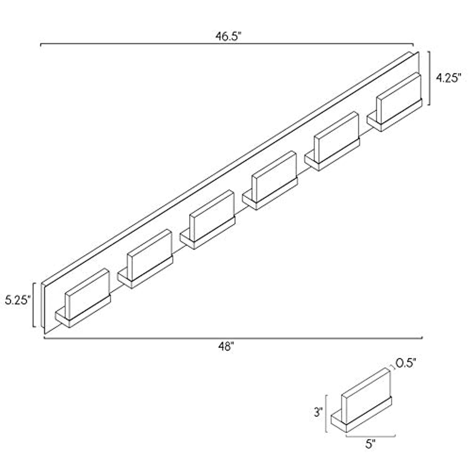 Modern LED Light - Integrated Bathroom and Vanity Eco friendly Lights-Toppalletfly