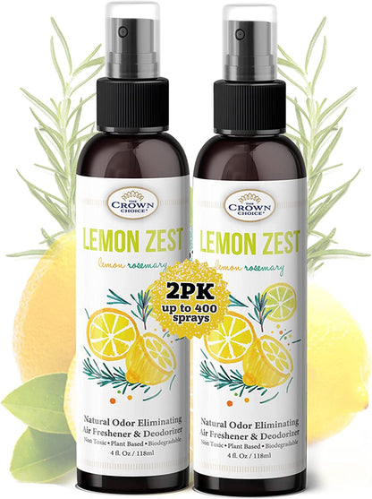 Natural 4oz Air Fresheners for Home, Home Air Freshener Spray, Strong Essential Oil for Bathrooms, USA Made-Toppalletfly