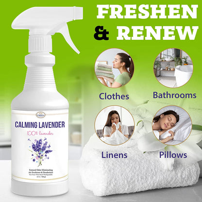 Natural 4oz Air Fresheners for Home, Home Air Freshener Spray, Strong Essential Oil for Bathrooms, USA Made-Toppalletfly