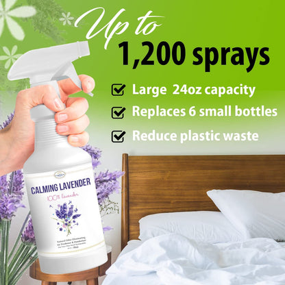 Natural 4oz Air Fresheners for Home, Home Air Freshener Spray, Strong Essential Oil for Bathrooms, USA Made-Toppalletfly