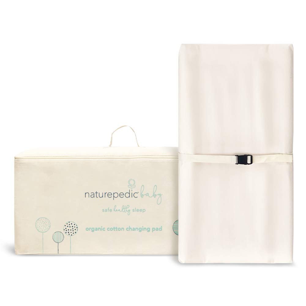 Organic Contoured Changing Pad for Changing Table 2 - Sided, Changing Pad Cover Sold Separately - Toppalletfly