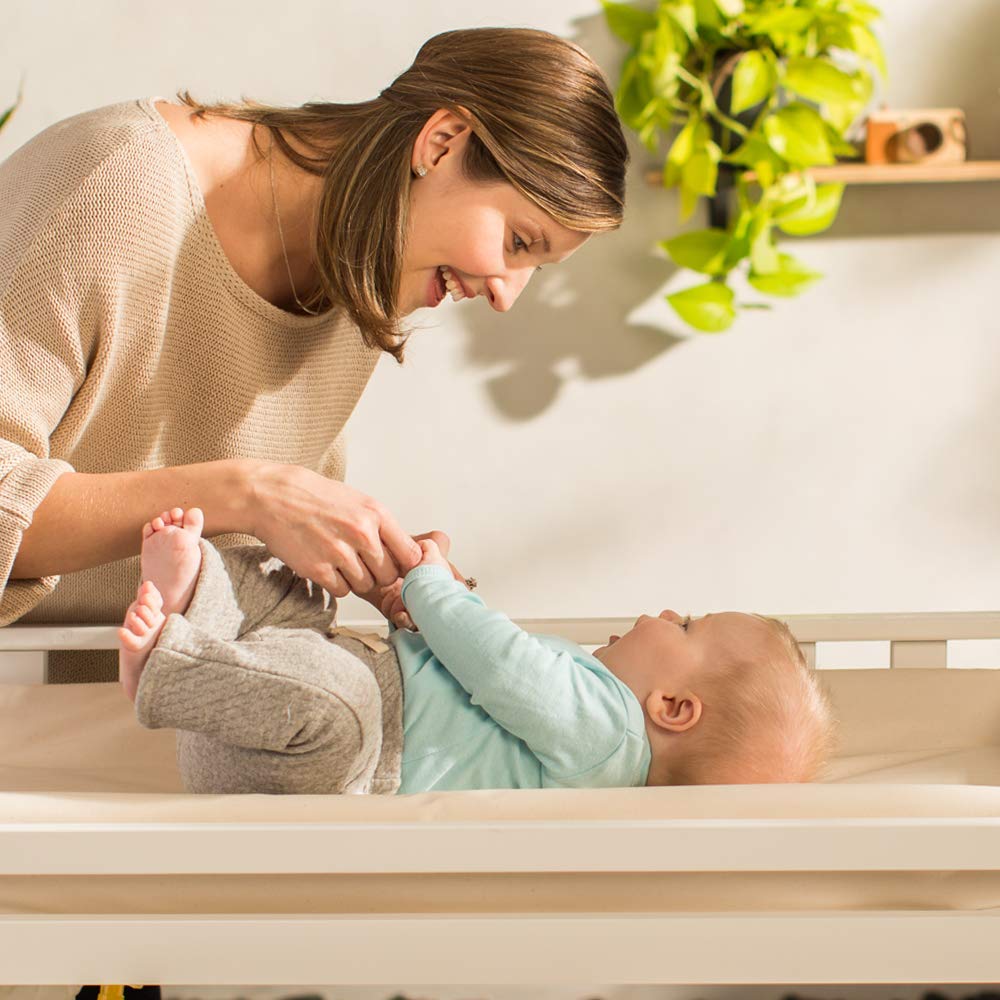 Organic Contoured Changing Pad for Changing Table 2 - Sided, Changing Pad Cover Sold Separately - Toppalletfly
