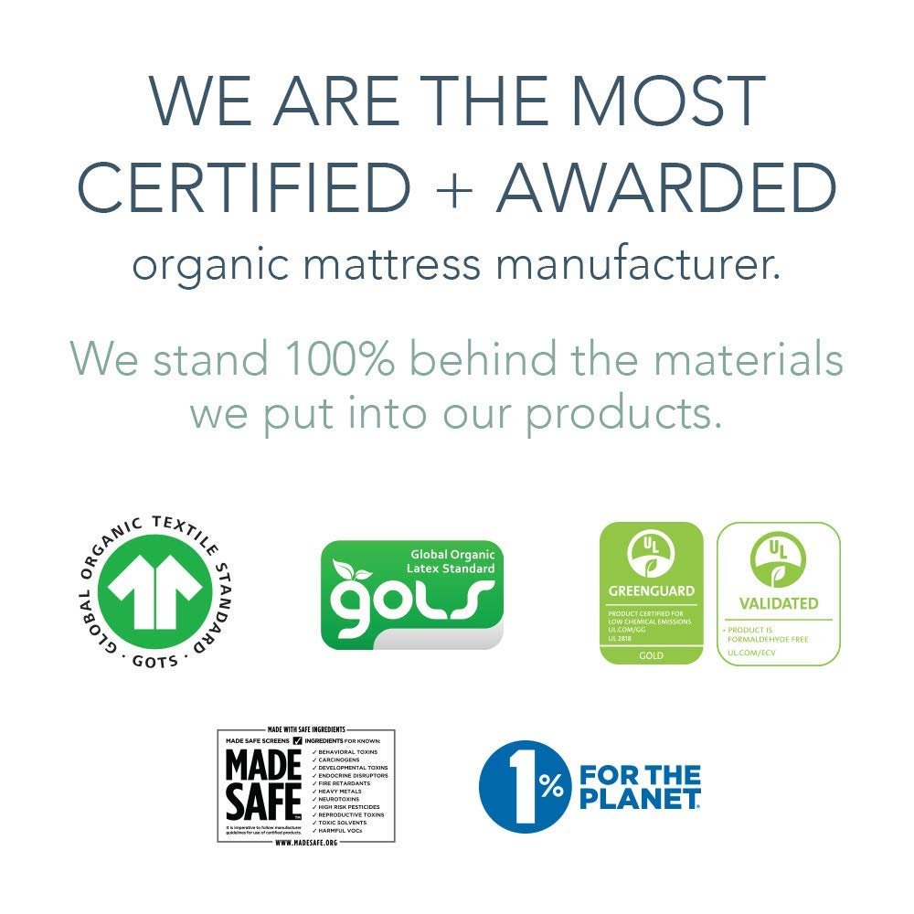 Organic Crib Mattress, 150 Coil 2-Stage - Natural Non-Toxic Baby and Toddler Mattress-Toppalletfly