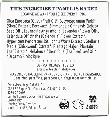 Organic Diaper Balm Cream for Baby, EWG Verified, Petroleum & Artificial Fragrance-Free with Calendula for Sensitive Skin-Toppalletfly