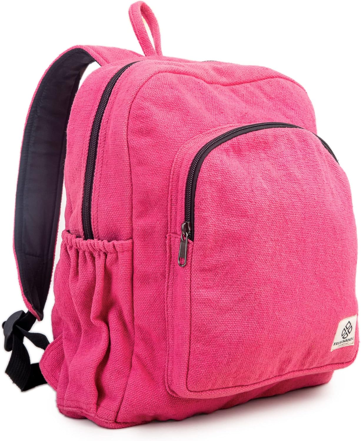 Organic Hemp Backpack Bag, Eco Friendly Durable Rustic Travel Hiking Friendly Lightweight-Toppalletfly