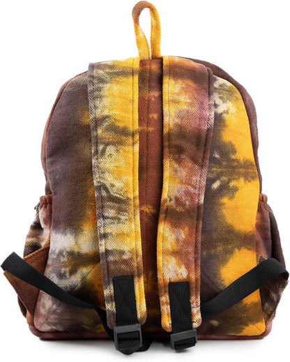 Organic Hemp Backpack Bag, Eco Friendly Durable Rustic Travel Hiking Friendly Lightweight-Toppalletfly