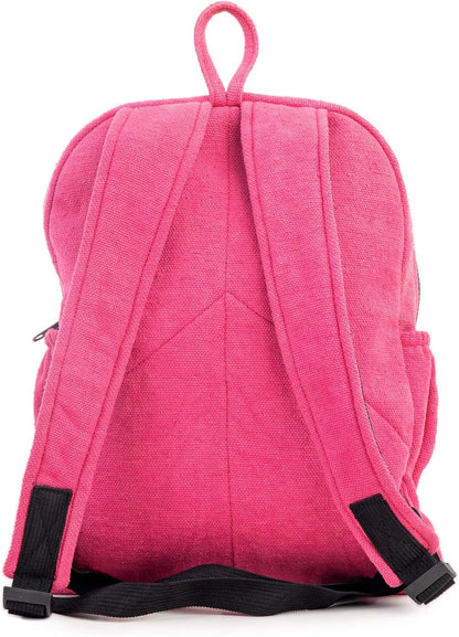 Organic Hemp Backpack Bag, Eco Friendly Durable Rustic Travel Hiking Friendly Lightweight-Toppalletfly