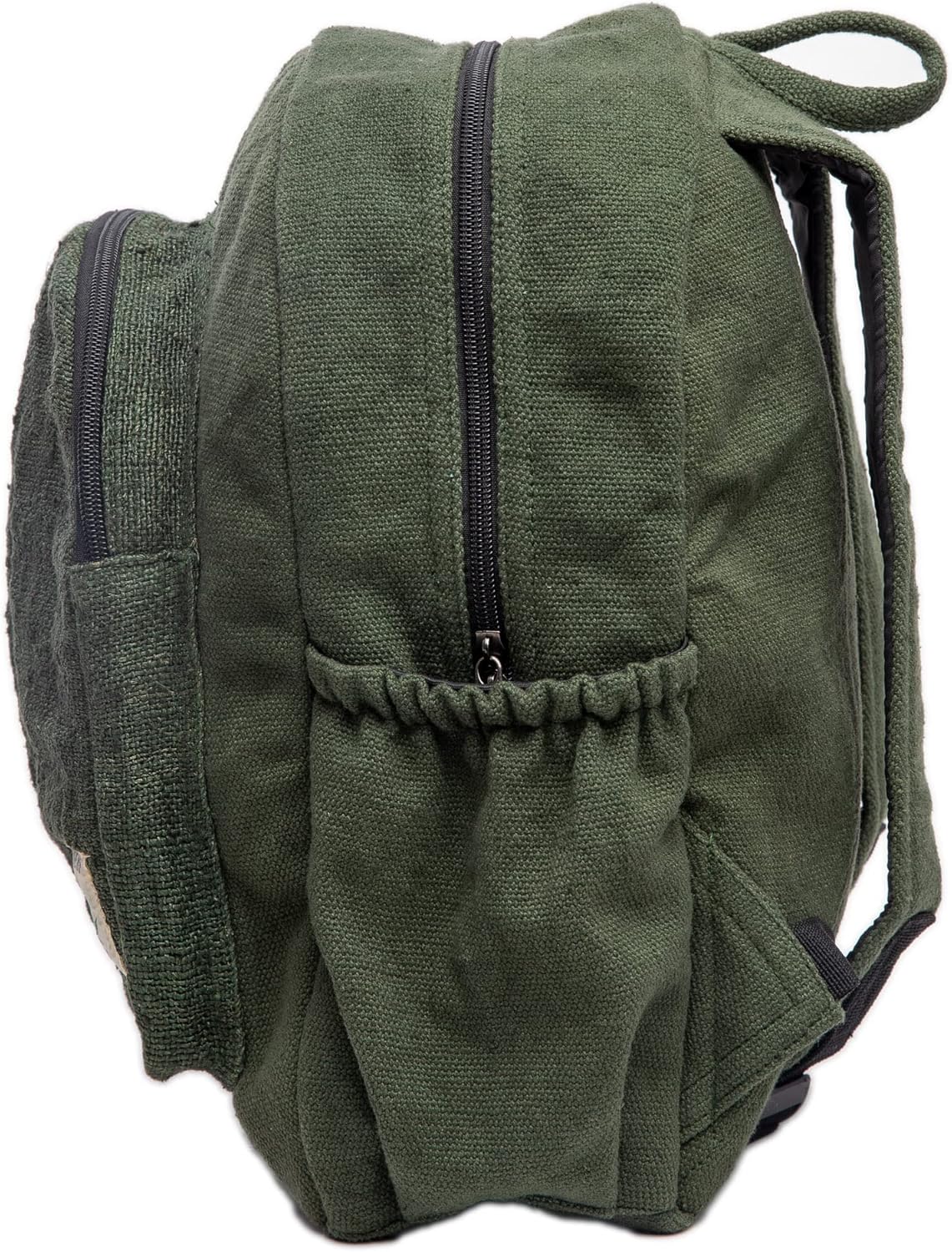Organic Hemp Backpack Bag, Eco Friendly Durable Rustic Travel Hiking Friendly Lightweight-Toppalletfly