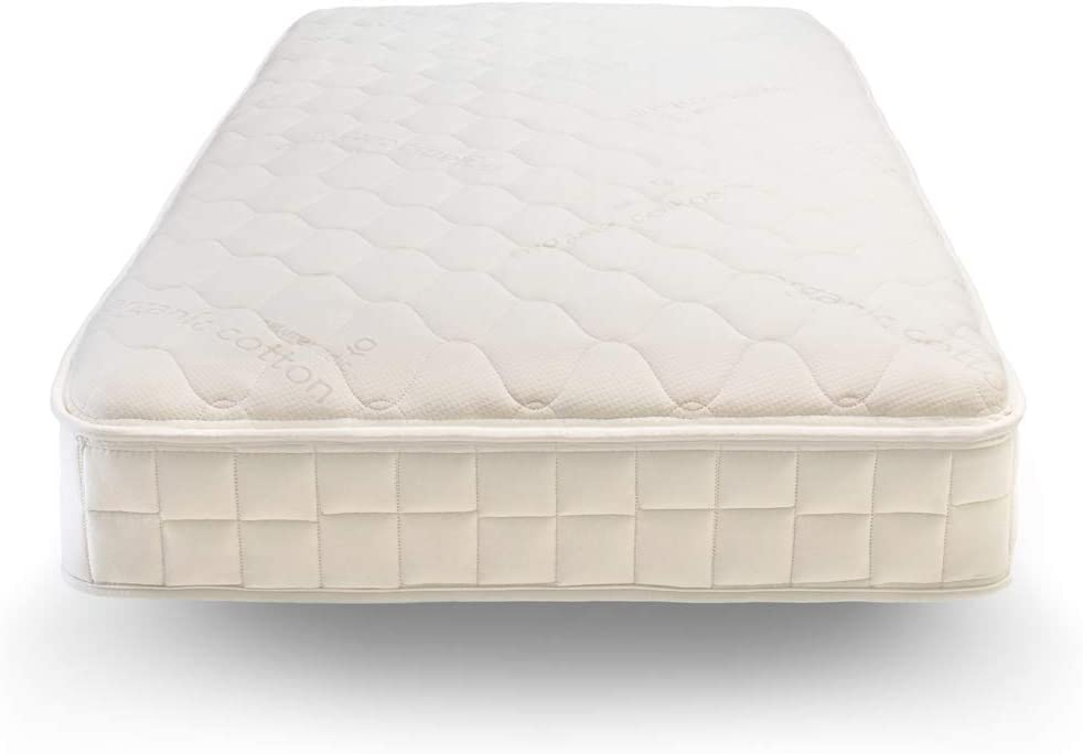 Organic Kids Mattress, Non-Toxic Firm Natural Mattress with Quilted Top, Full Size-Toppalletfly