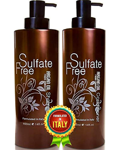 Organic Moroccan Argan Oil Shampoo and Conditioner-Toppalletfly