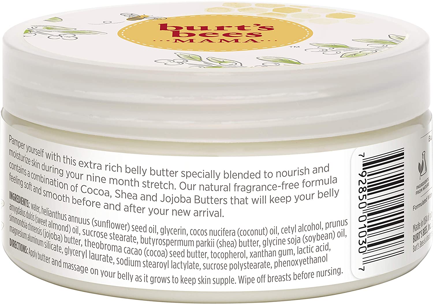 Organic Nipple Butter Breastfeeding, Lanolin-free, Safe for Nursing & Dry Skin, Non-GMO-Toppalletfly