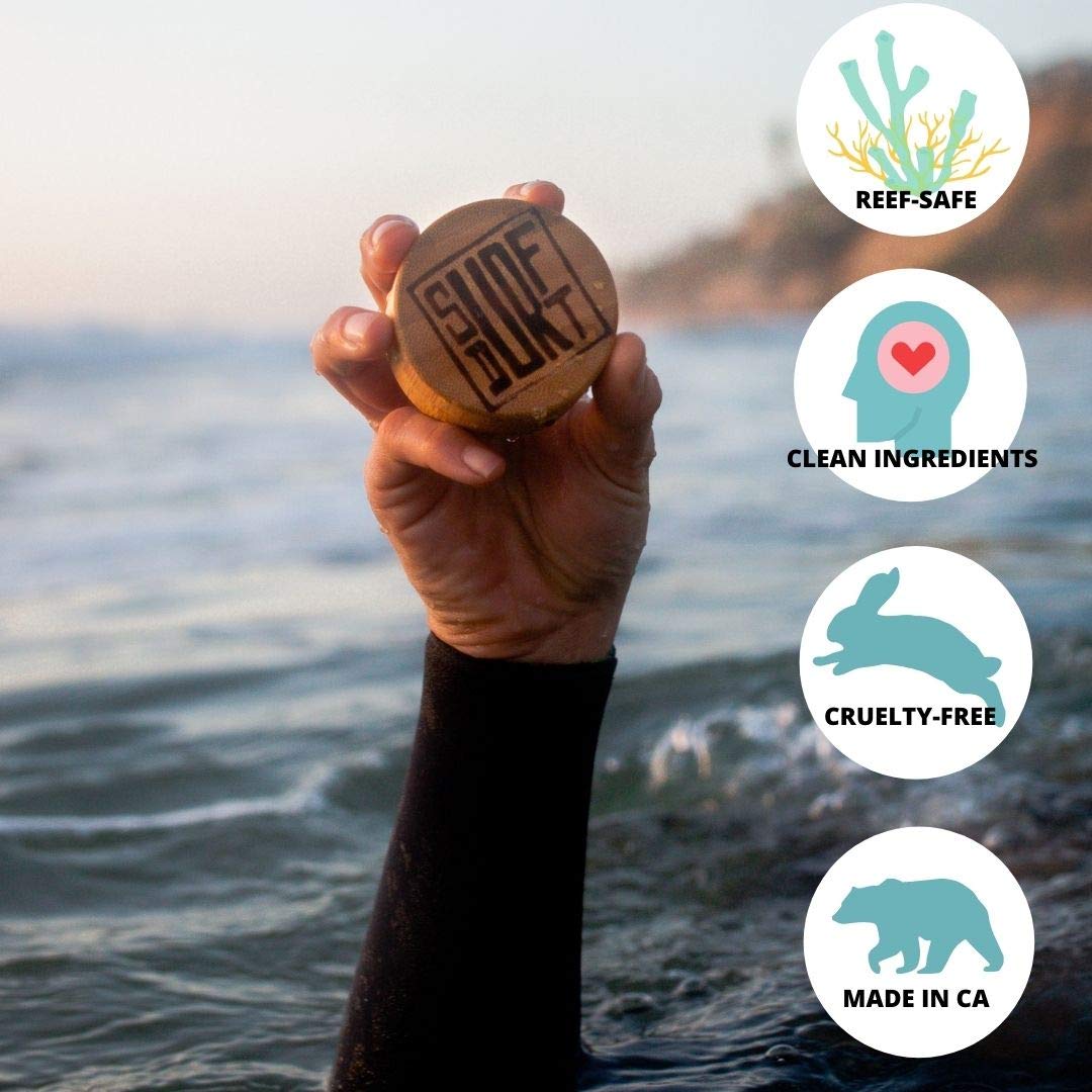 Original Reef Safe Sunscreen, Eco Friendly Water Resistant Organic Material Made in USA, Bamboo Container SPF 30, 2oz-Toppalletfly