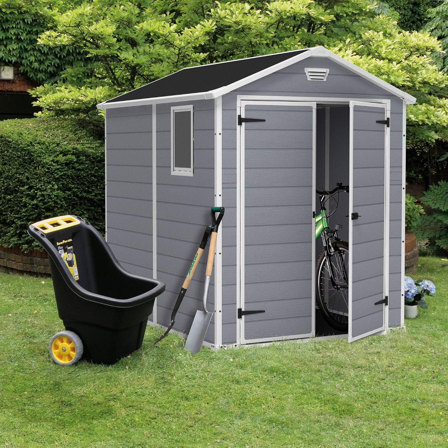 Outdoor Storage Shed 6X8 Ft-Toppalletfly