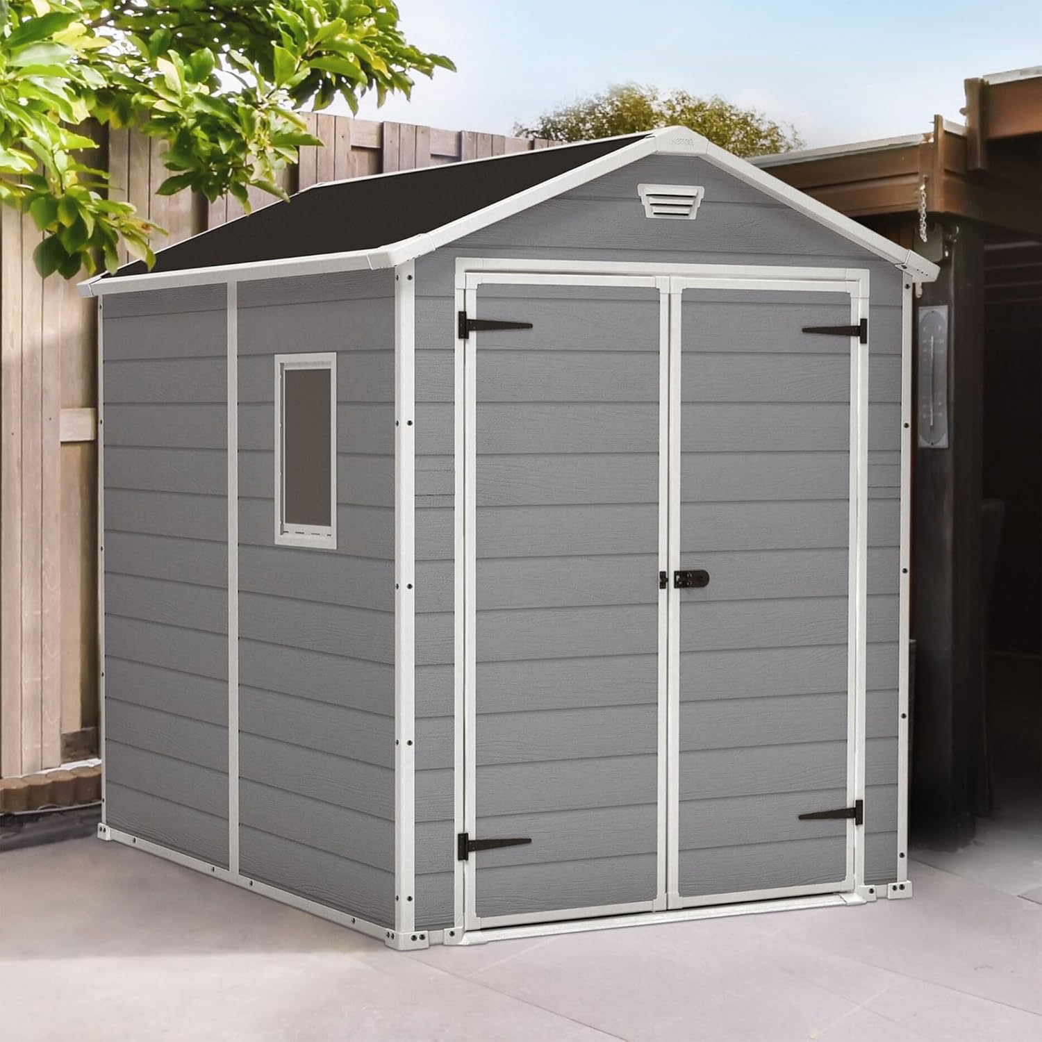 Outdoor Storage Shed 6X8 Ft-Toppalletfly