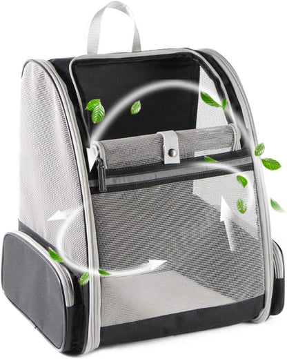 Pet Backpack Carrier for Small Cats Dogs-Toppalletfly