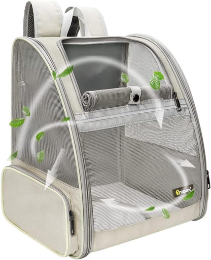 Pet Backpack Carrier for Small Cats Dogs-Toppalletfly