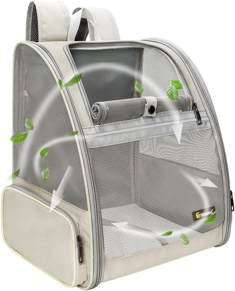 Pet Backpack Carrier for Small Cats Dogs-Toppalletfly