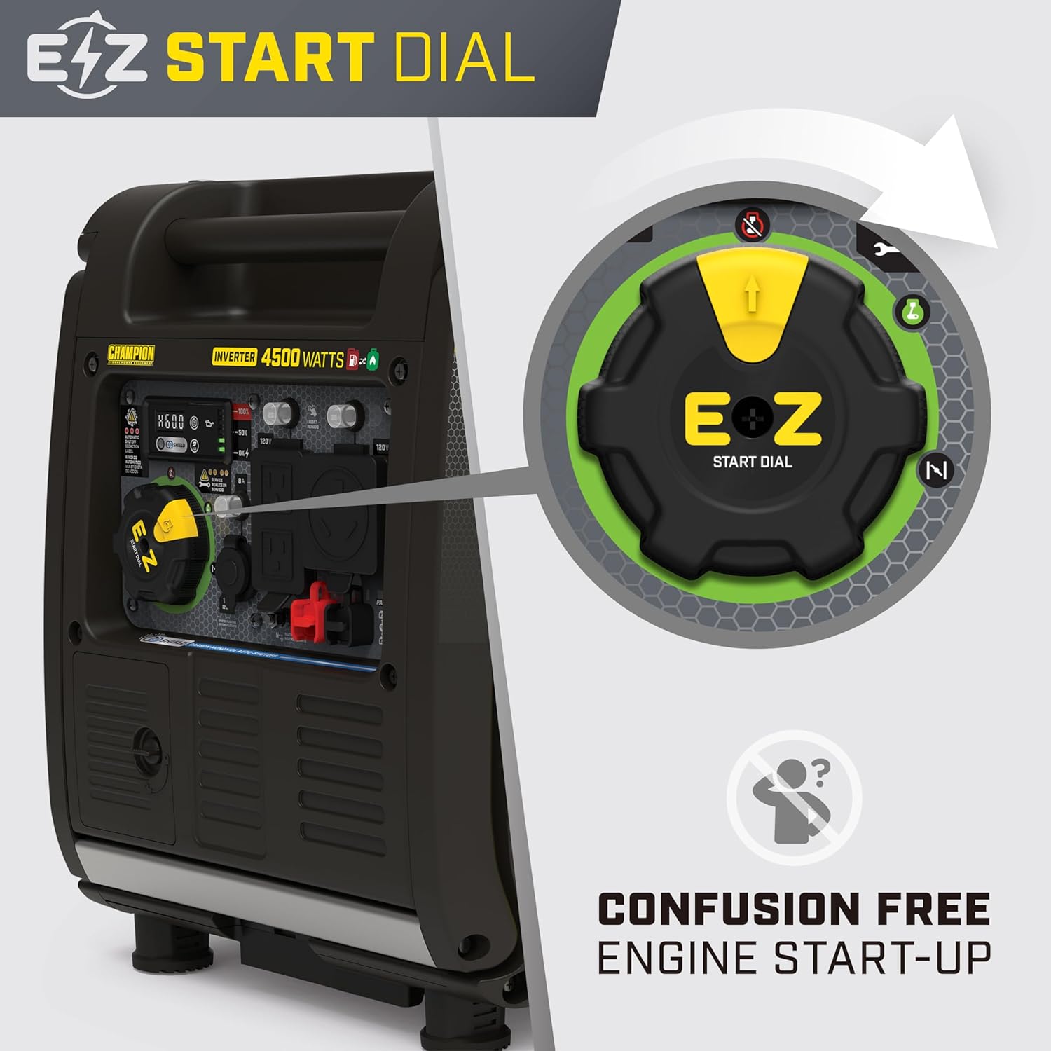 Power Equipment Wireless Remote Start Inverter Generator with Quiet Technology and CO Shield-Toppalletfly