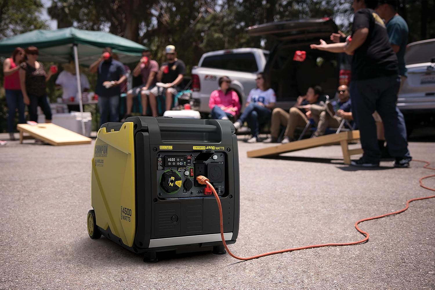 Power Equipment Wireless Remote Start Inverter Generator with Quiet Technology and CO Shield-Toppalletfly