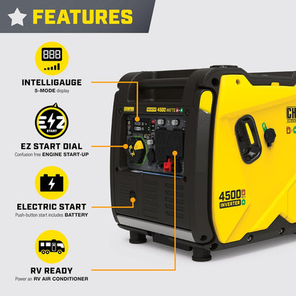 Power Equipment Wireless Remote Start Inverter Generator with Quiet Technology and CO Shield-Toppalletfly