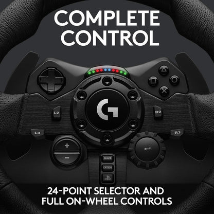 Racing Wheel and Pedals for PS 5, PS4 and PC featuring TRUEFORCE up to 1000 Hz Force Feedback, Responsive Pedal, Dual Clutch Launch Control, and Genuine Leather Wheel Cover-Toppalletfly