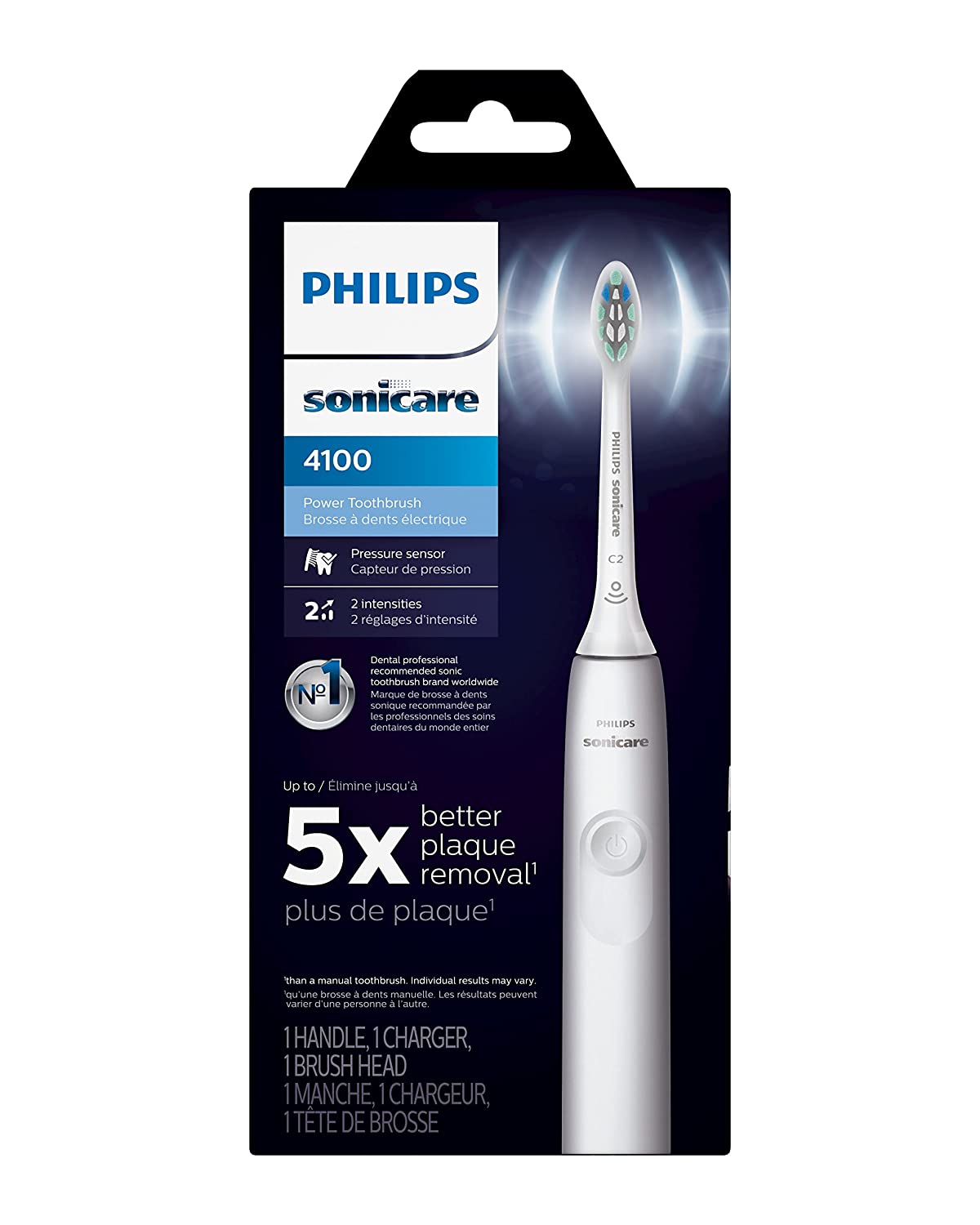 Rechargeable Electric Toothbrush with Pressure Sensor, Long Battery Life-Toppalletfly