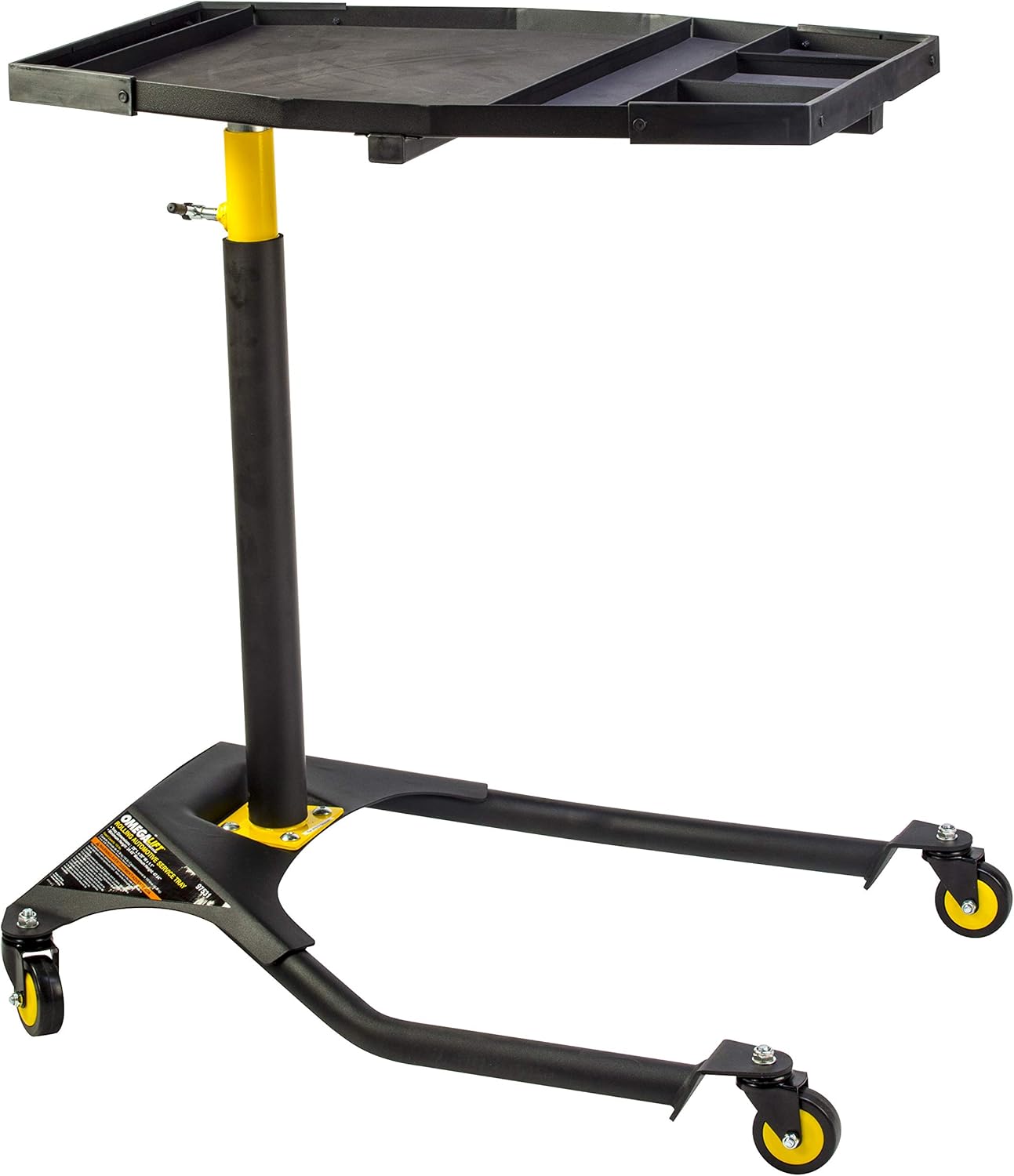 Rolling Automotive Service Tray, 1 Pack , Black-Toppalletfly