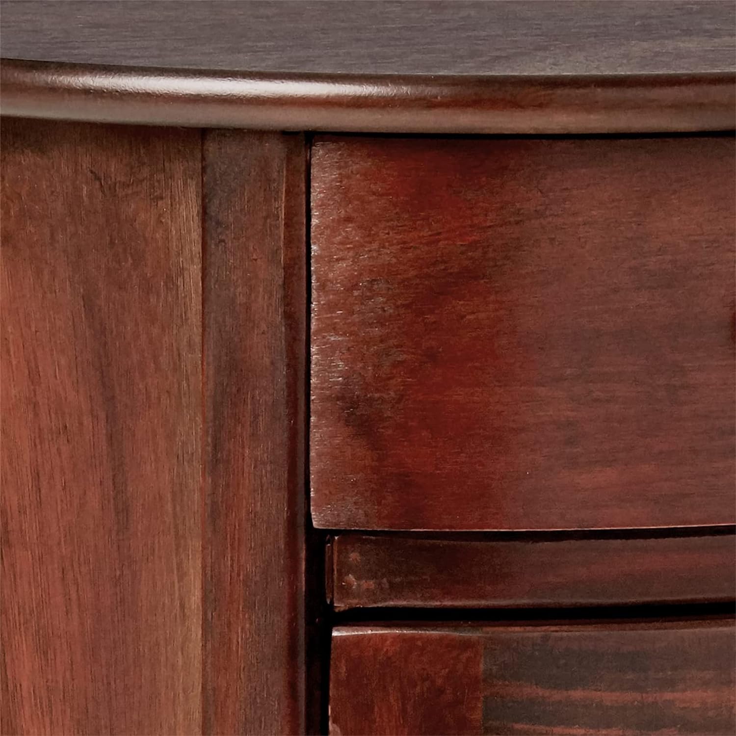 Round Side Storage End Table, 26" x 17.75"-Toppalletfly