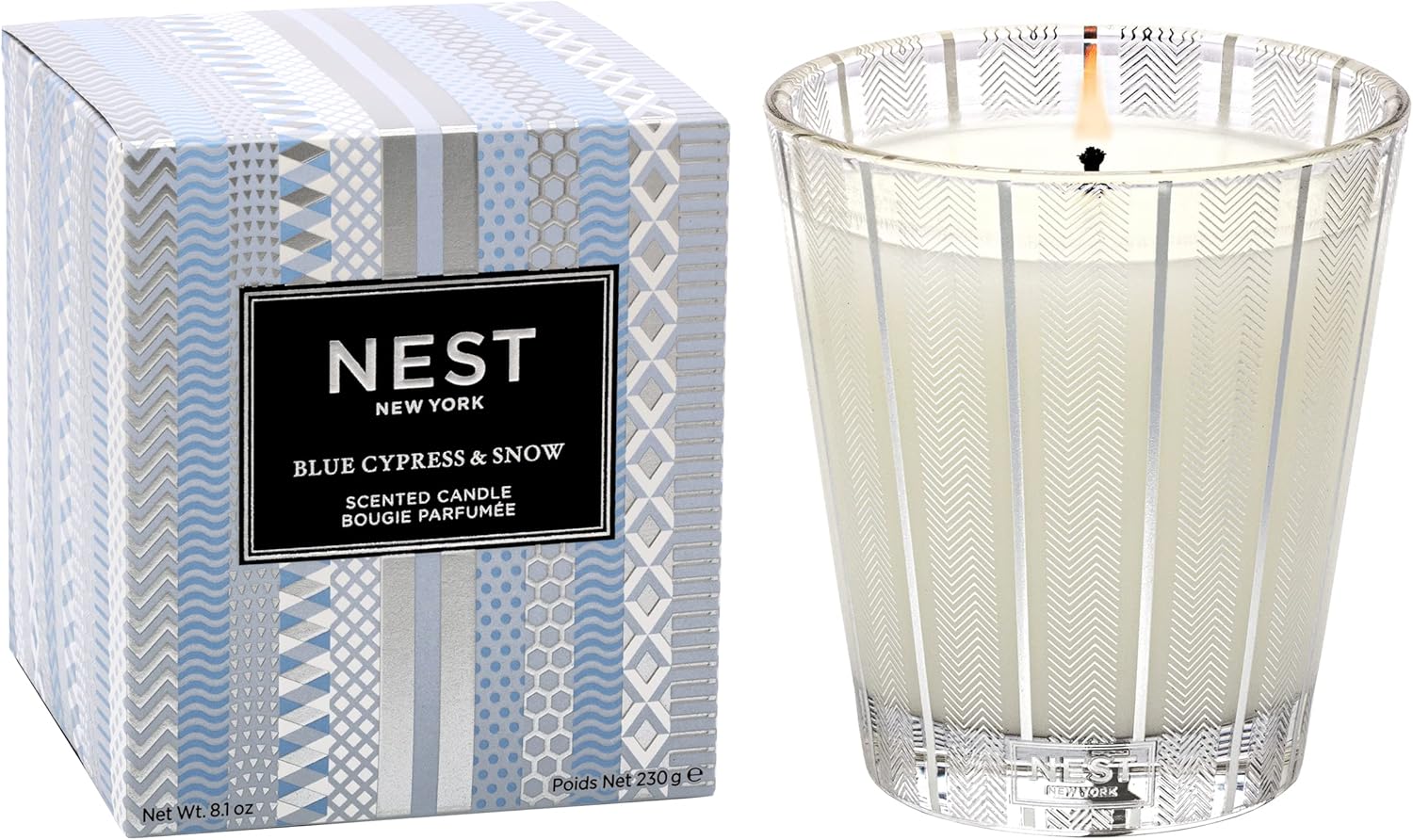 Scented Classic Candle, Holiday - 8.1 oz - Up to 60-Hour Burn Time - Reusable Glass Vessel-Toppalletfly